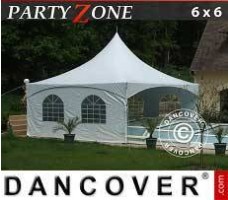 Carpa eventos PartyZone 6x6 m PVC